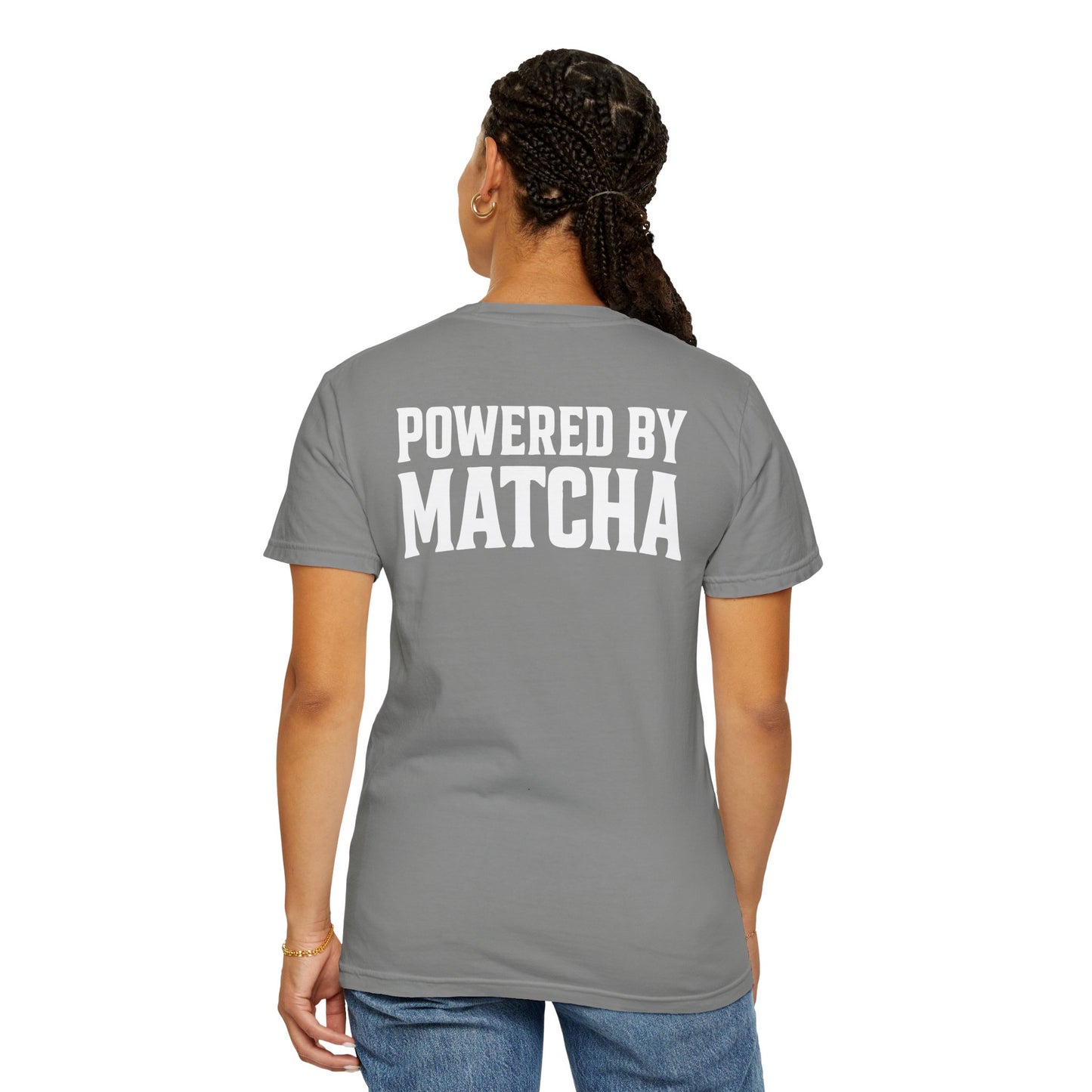 Training Tonic Logo - Powered By Matcha - Front & Back - Graphic Tee
