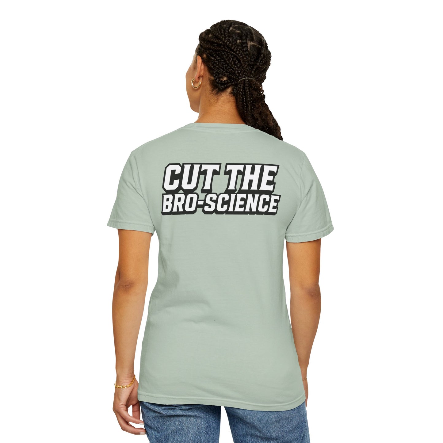 Training Tonic Logo - Cut the Bro-Science - Front & Back - Graphic Tee
