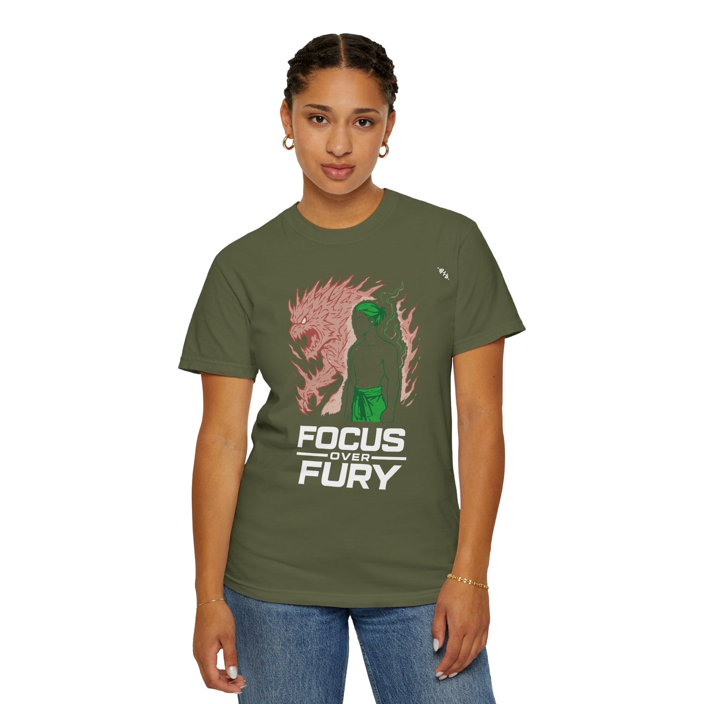 Power Controlled - Focus Over Fury - Graphic Tee