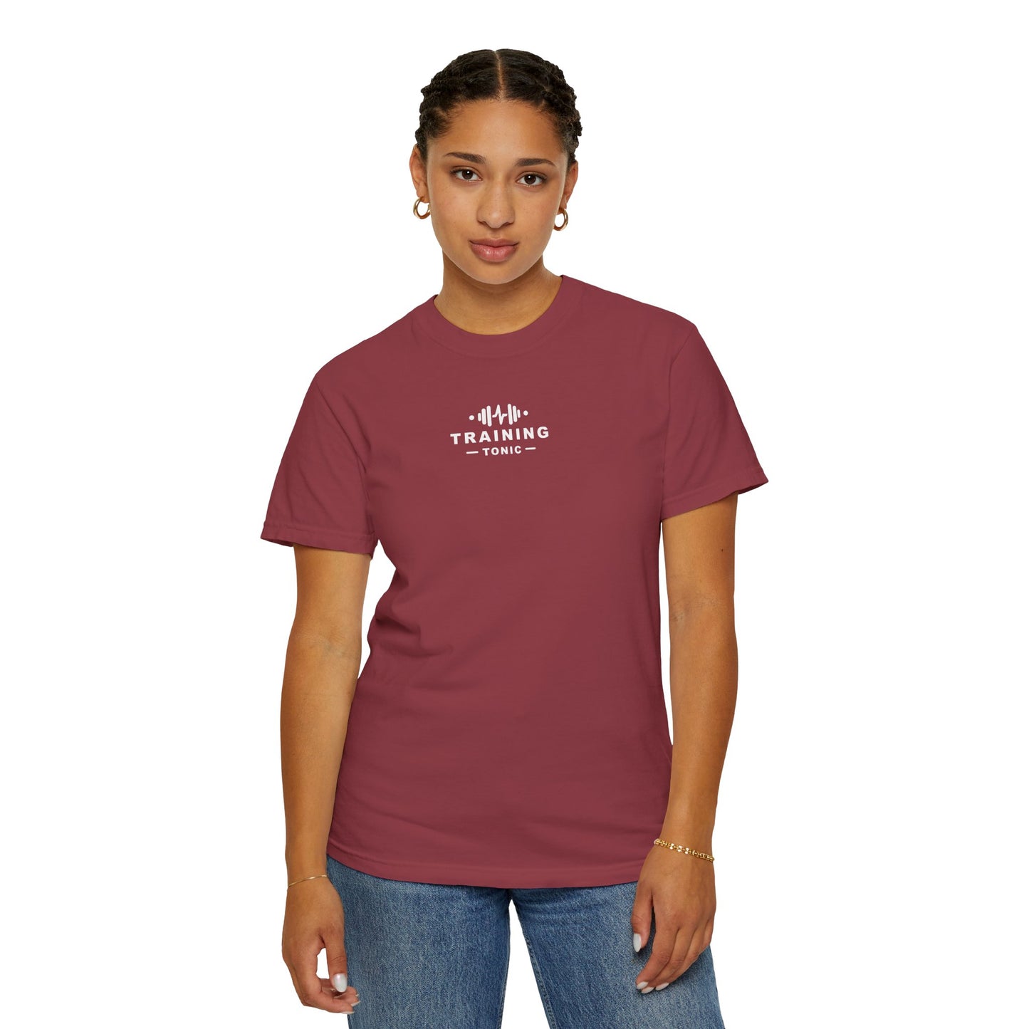 Training Tonic Logo - Powered By Matcha - Front & Back - Graphic Tee