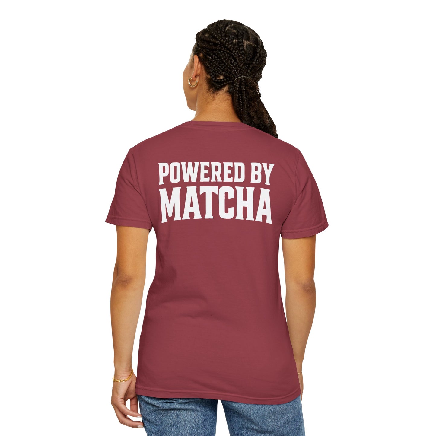 Training Tonic Logo - Powered By Matcha - Front & Back - Graphic Tee