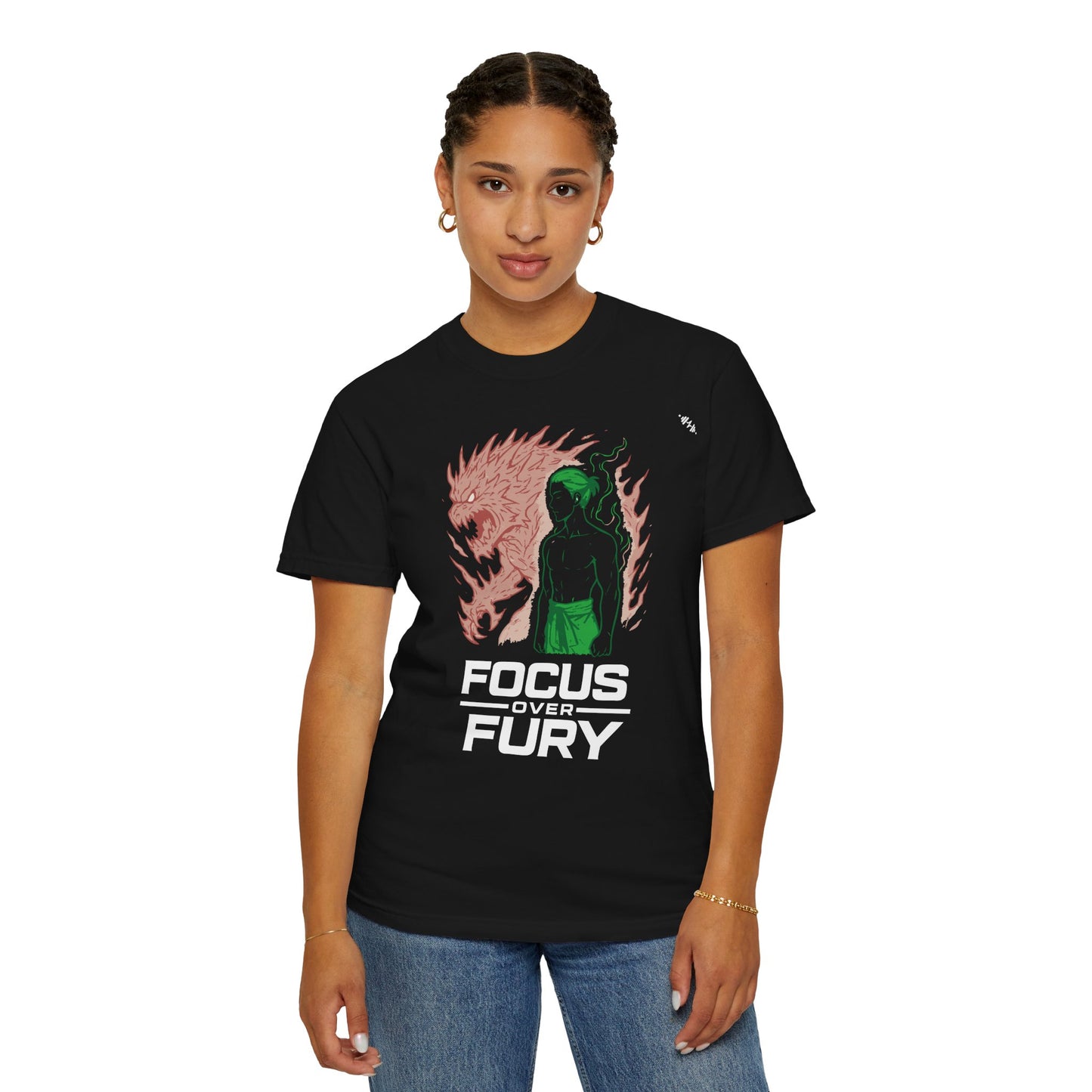 Power Controlled - Focus Over Fury - Graphic Tee