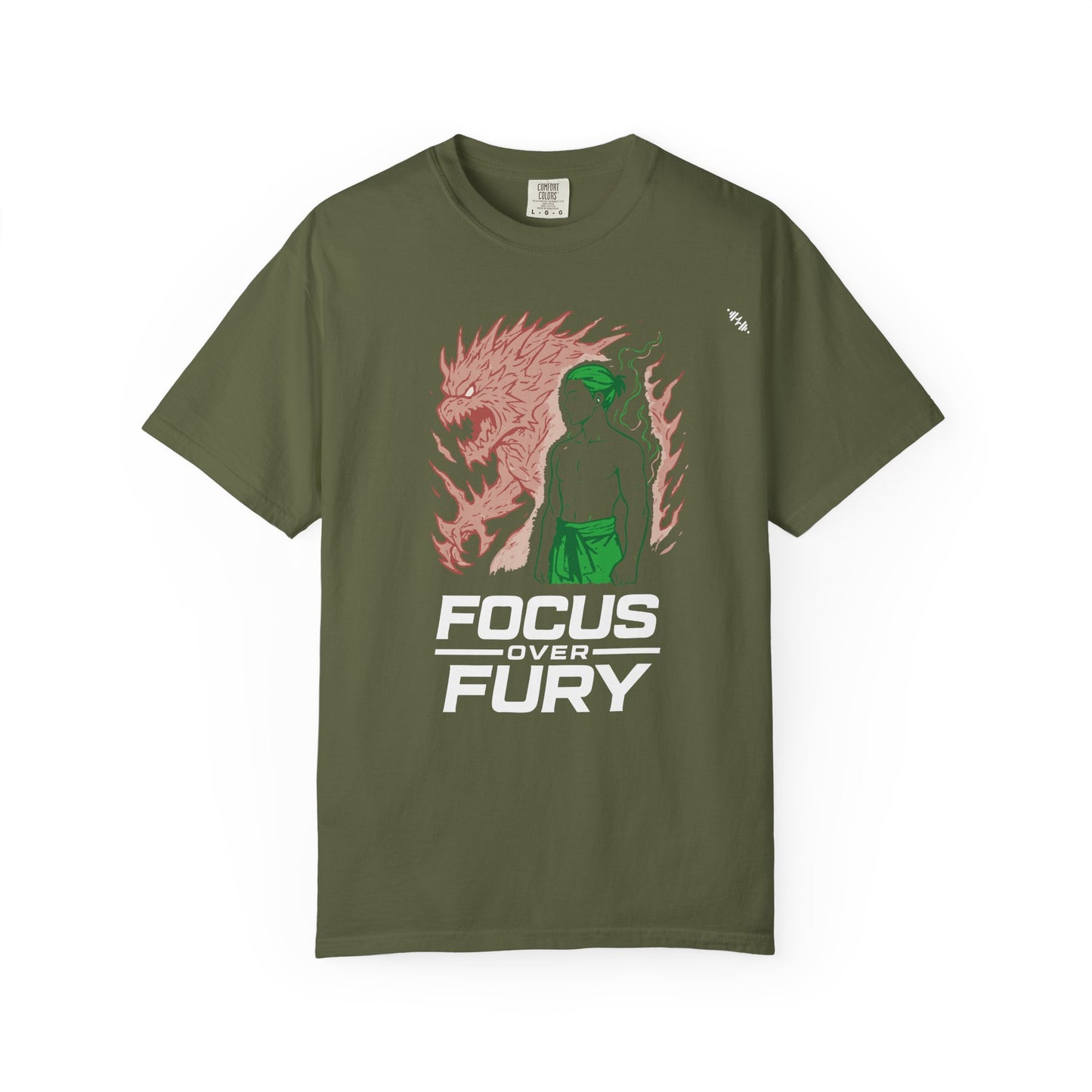Power Controlled - Focus Over Fury - Graphic Tee