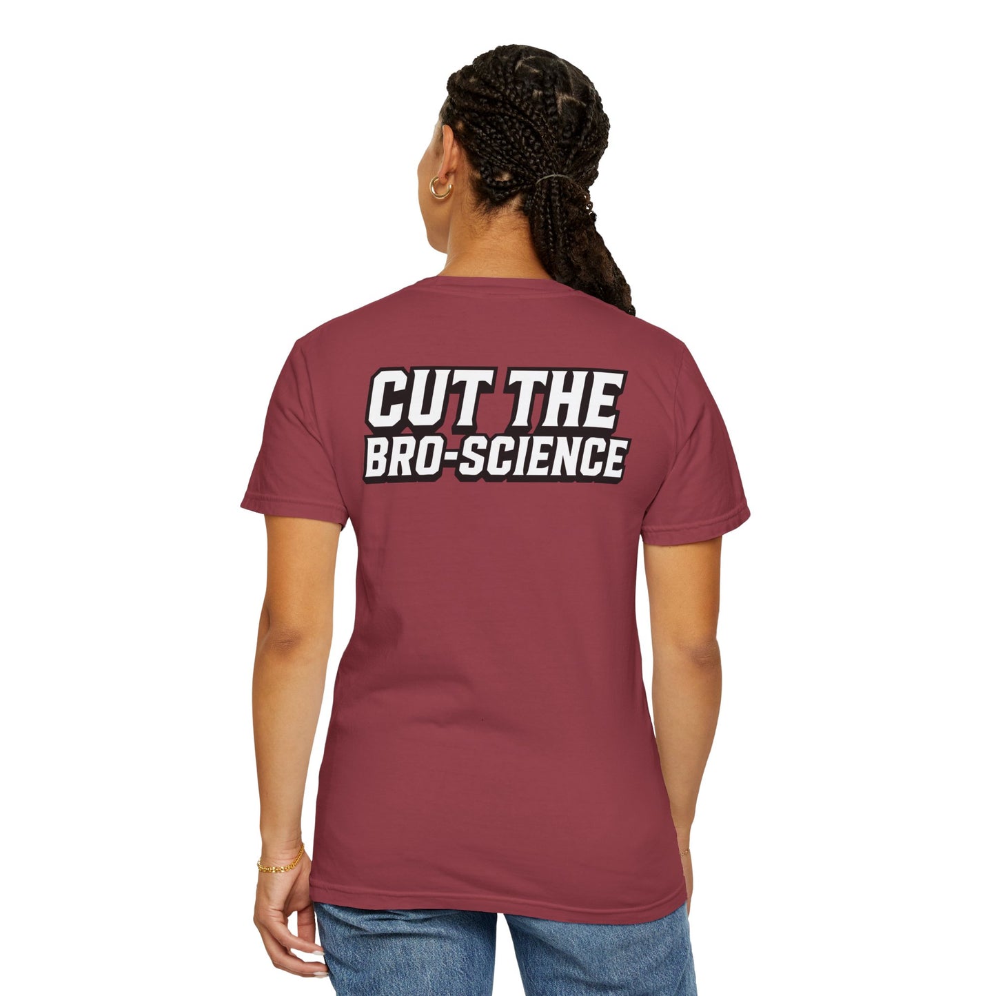 Training Tonic Logo - Cut the Bro-Science - Front & Back - Graphic Tee