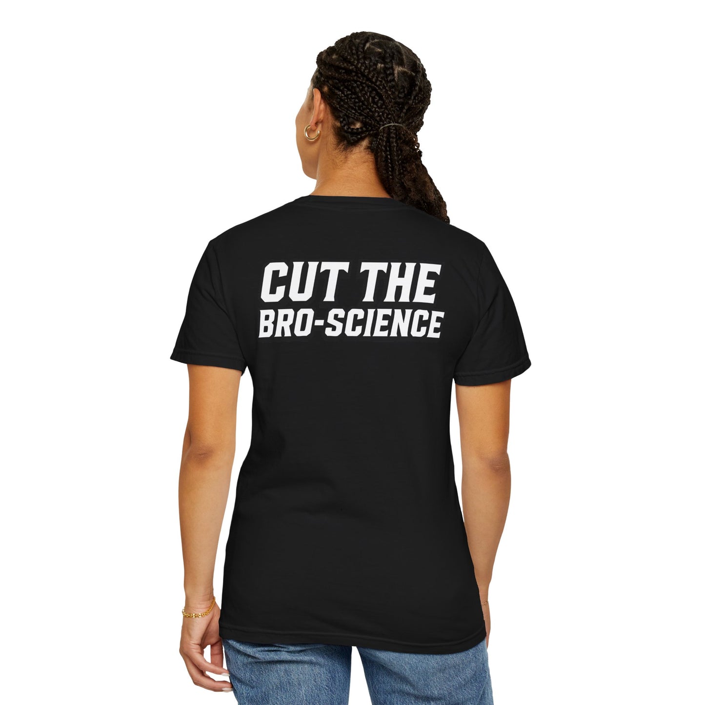 Training Tonic Logo - Cut the Bro-Science - Front & Back - Graphic Tee