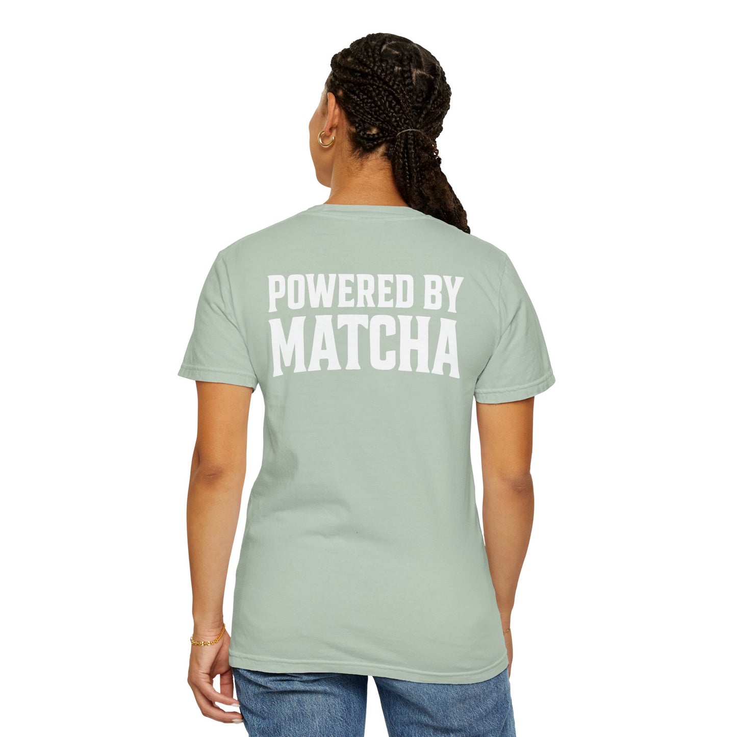 Training Tonic Logo - Powered By Matcha - Front & Back - Graphic Tee