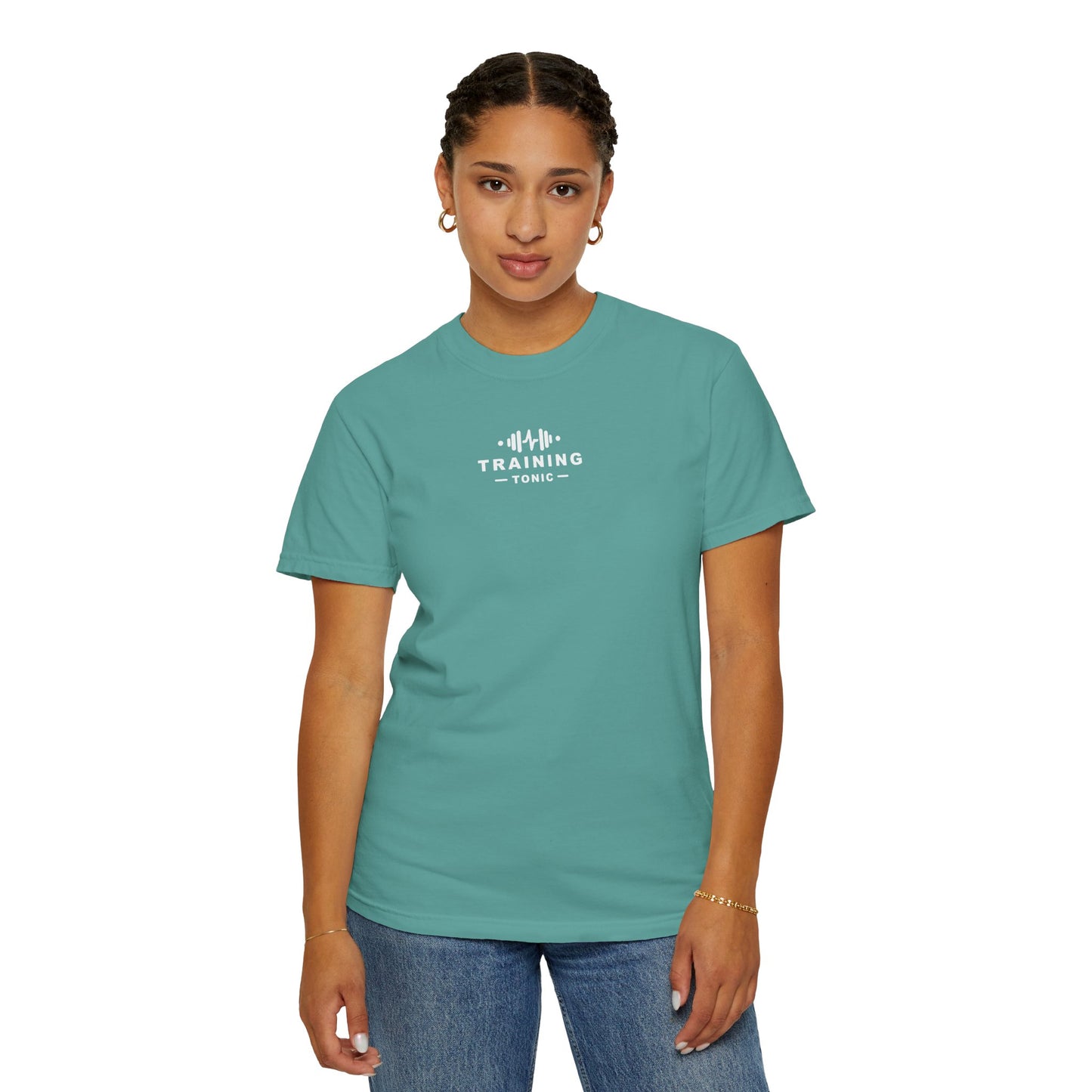 Training Tonic Logo - Powered By Matcha - Front & Back - Graphic Tee