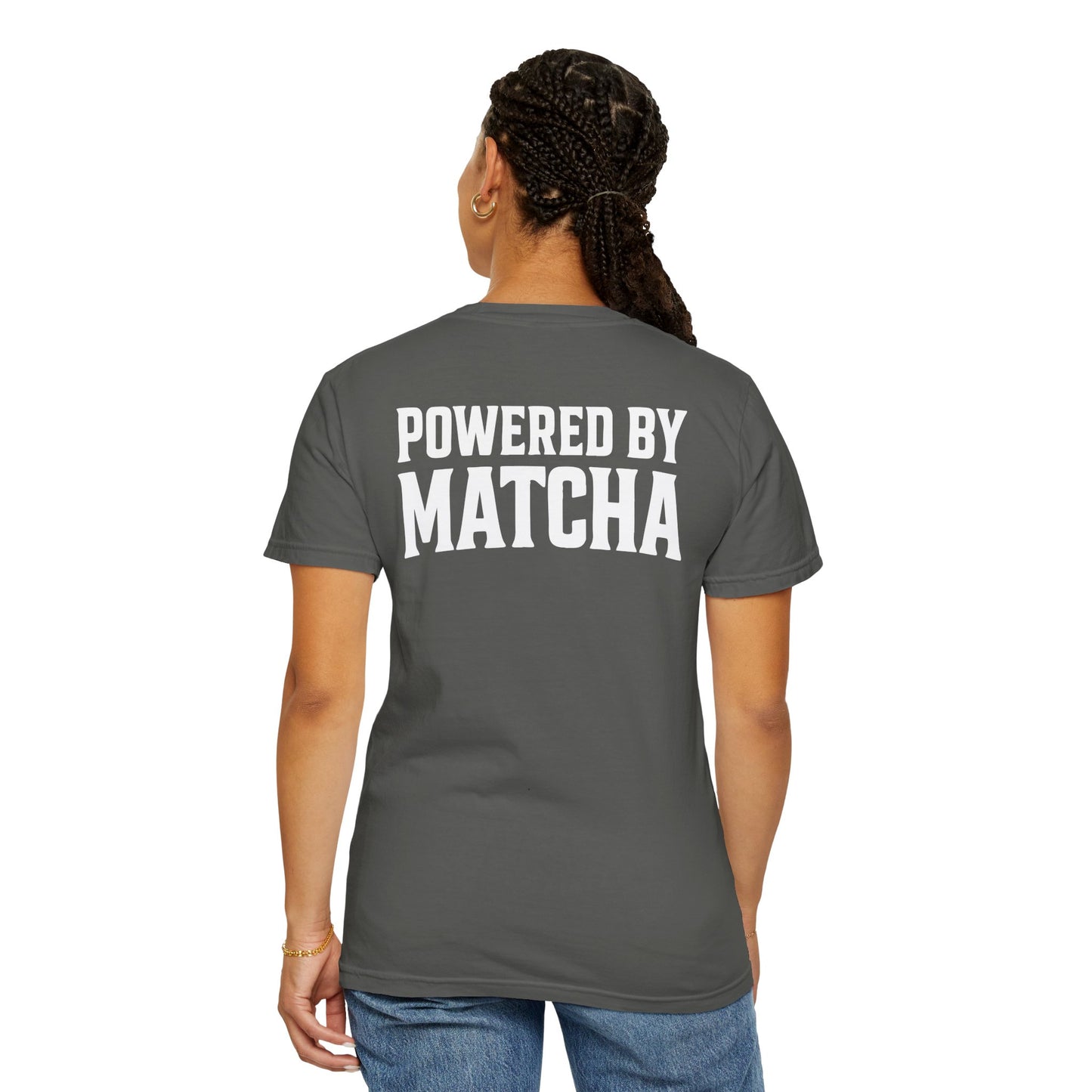 Training Tonic Logo - Powered By Matcha - Front & Back - Graphic Tee