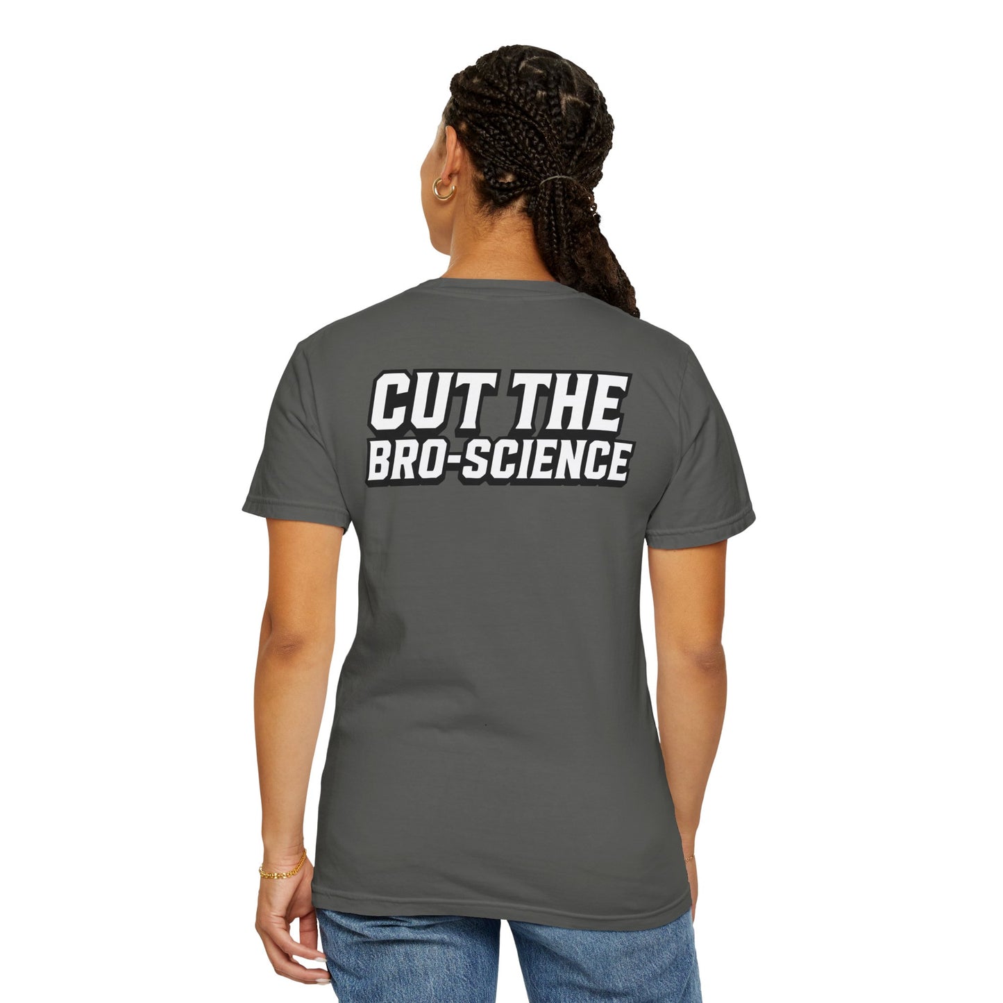 Training Tonic Logo - Cut the Bro-Science - Front & Back - Graphic Tee