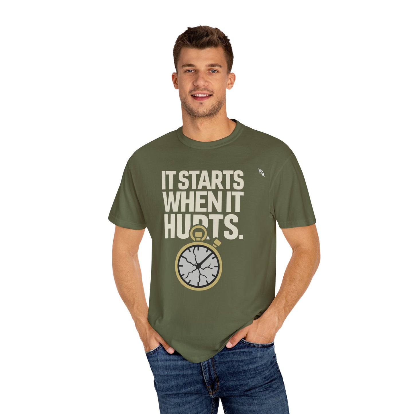 It Starts When It Hurts - Graphic Tee