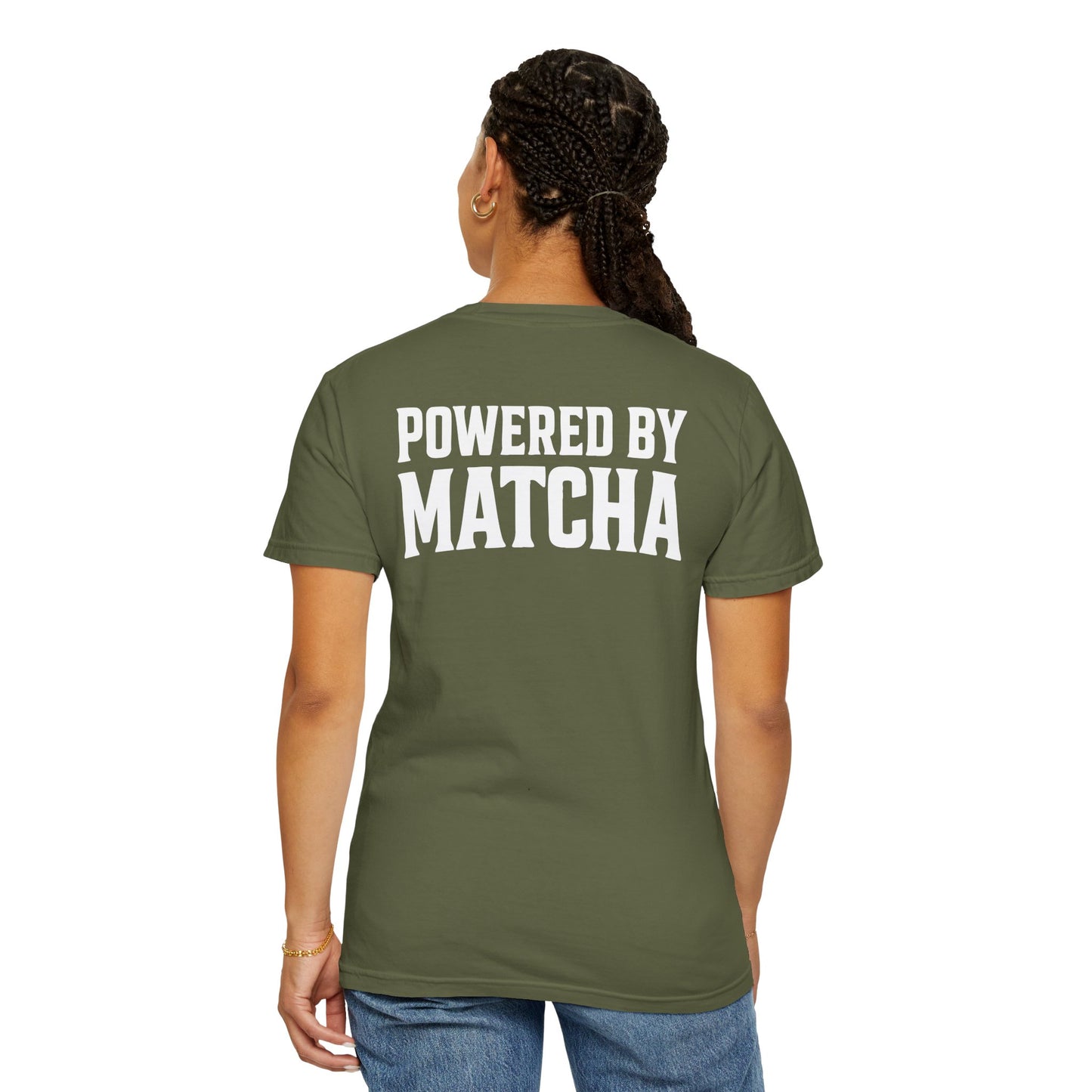 Training Tonic Logo - Powered By Matcha - Front & Back - Graphic Tee