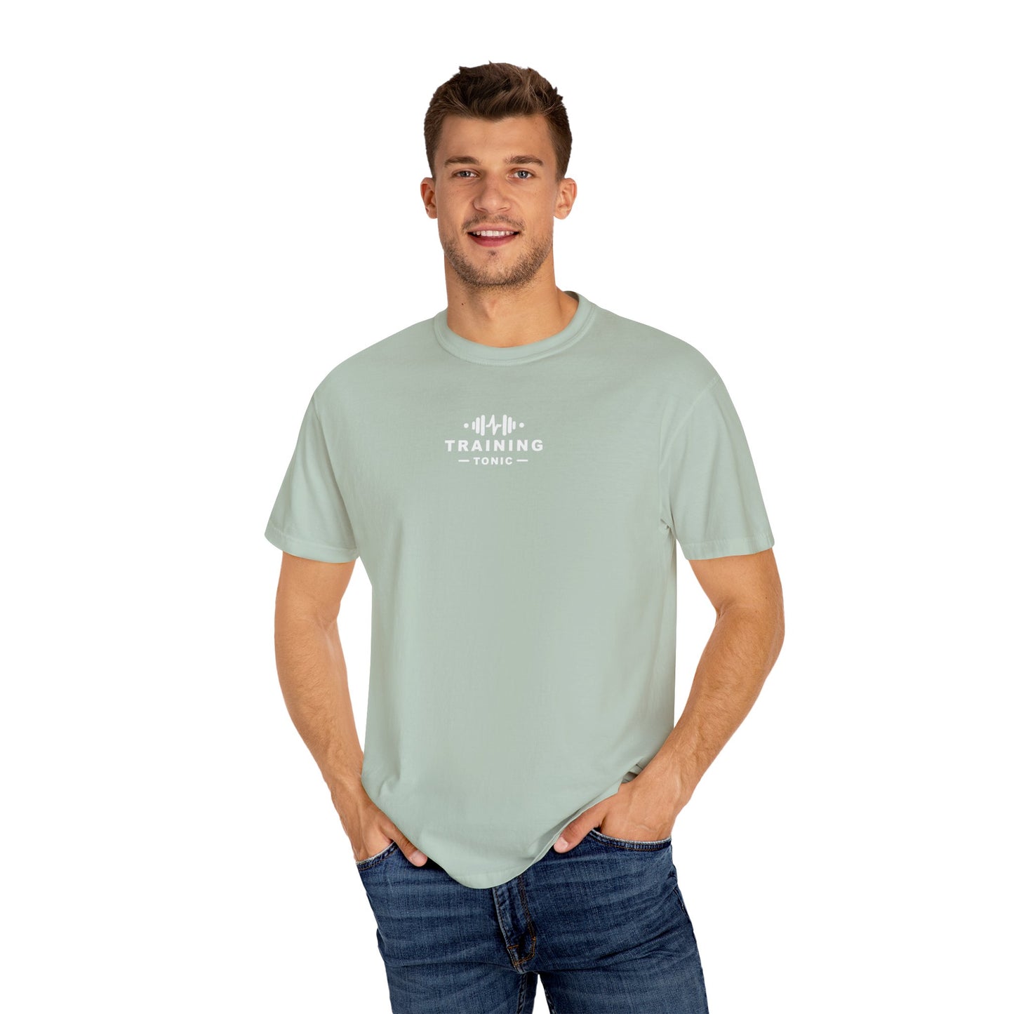 Training Tonic Logo - Powered By Matcha - Front & Back - Graphic Tee