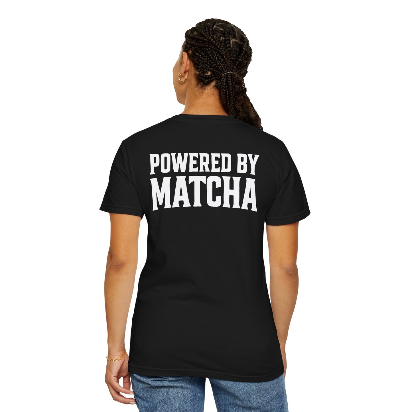 Training Tonic Logo - Powered By Matcha - Front & Back - Graphic Tee