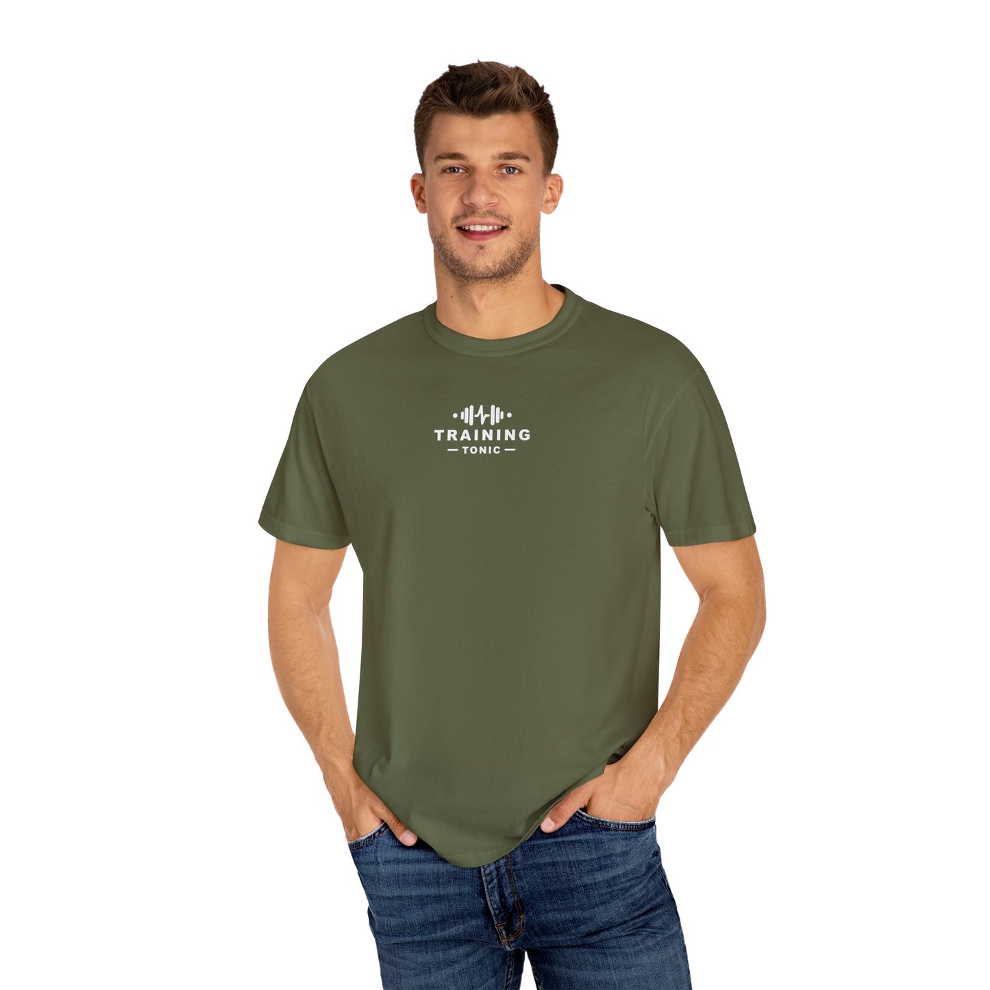Training Tonic Logo - Powered By Matcha - Front & Back - Graphic Tee