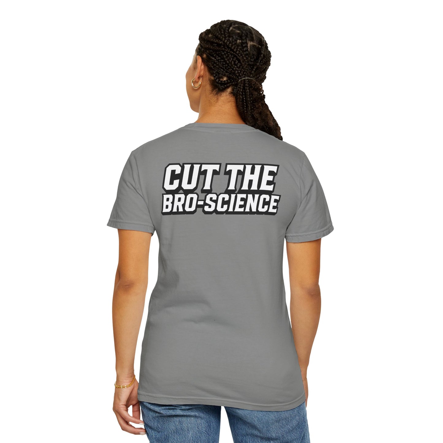 Training Tonic Logo - Cut the Bro-Science - Front & Back - Graphic Tee
